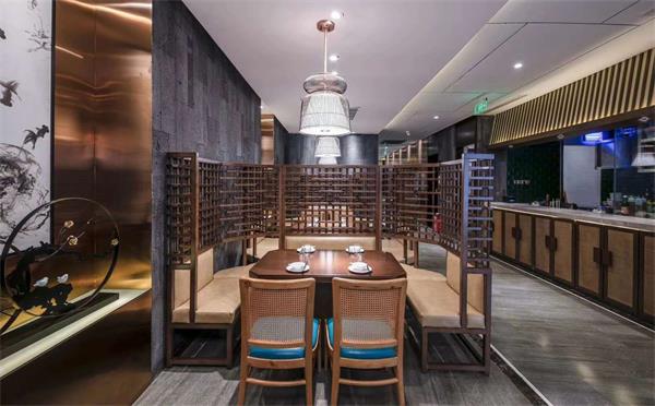 新中式餐飲（yǐn）空間設計案例（lì）	