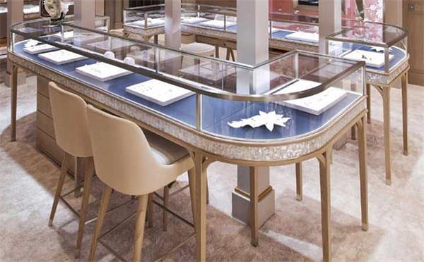 奢侈（chǐ）品展示櫃台