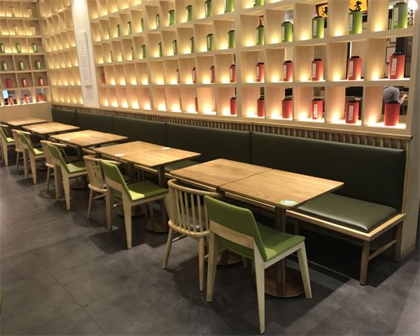 美頤（yí）美（měi）餐廳餐桌椅展示6