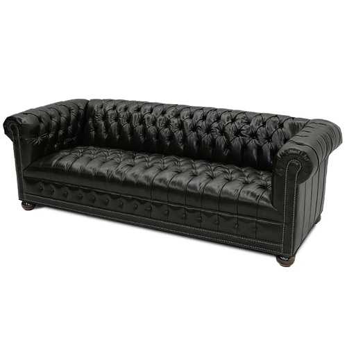 美式高檔會所真（zhēn）皮輕（qīng）奢沙發