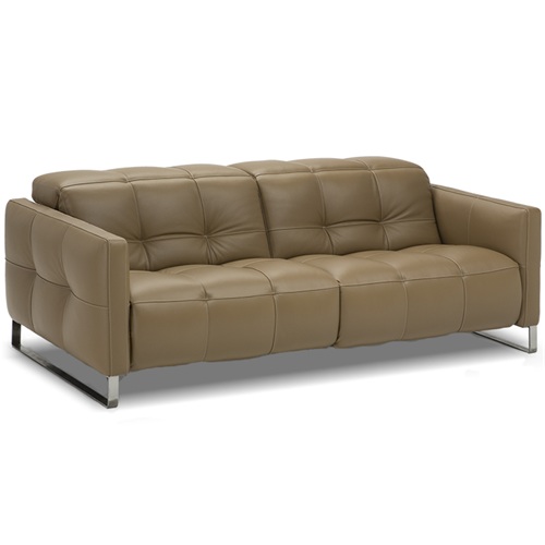 豪華會所不鏽鋼輕奢皮藝雙人沙（shā）發