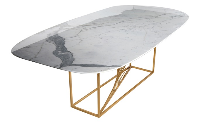 量版式（shì）ktv不鏽鋼大理（lǐ）石時尚輕奢茶幾