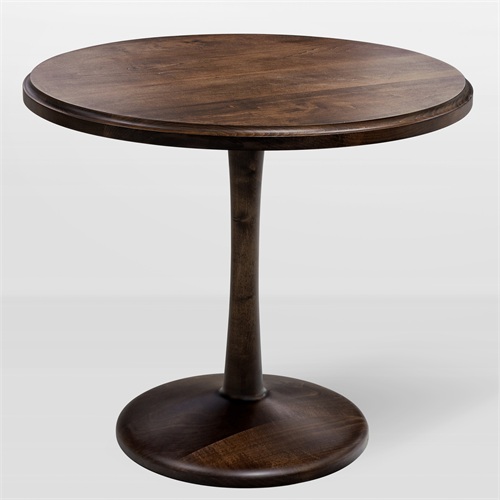 學校教職工食堂圓（yuán）形實木餐桌