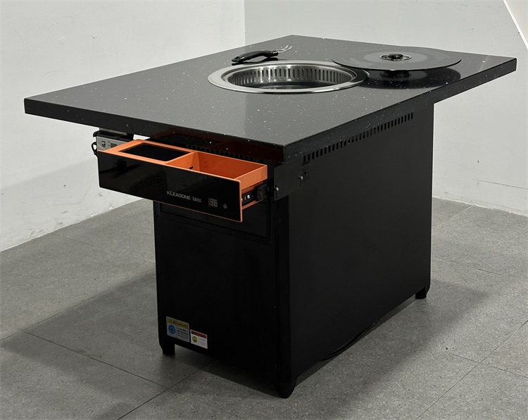 自助烤肉店大理石無煙淨化烤肉桌