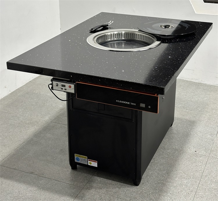 自助烤肉店大理石無煙（yān）淨化烤肉桌