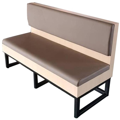 美式西餐廳（tīng）咖啡廳（tīng）鐵藝實木時尚卡座沙發